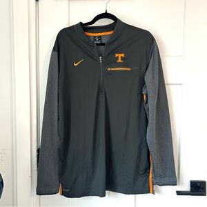 Nike Men's Gray and Orange Jacket university of Tennessee vols UTK sz xl